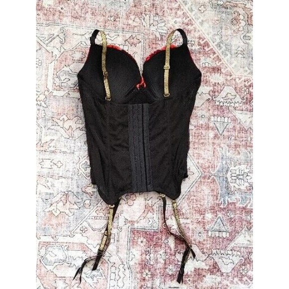 Victoria's Secret Floral BONED CORSET BUSTIER Tank Top 34C NWT - Picture 4 of 7